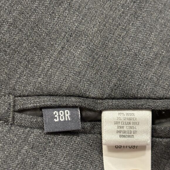 Bonobos Blazer Mens 38R Gray Wool Slim Fit Sport Coat Suit Jacket - Picture 4 of 10